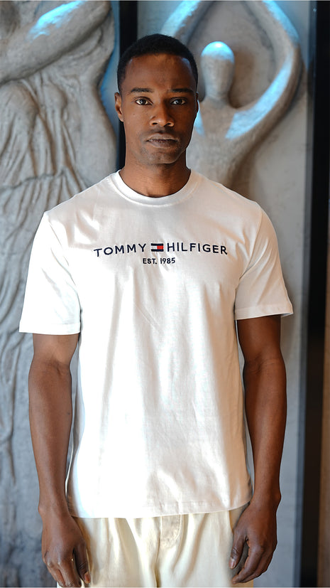 T-Shirt Classique Blanc Tommy Hilfiger
