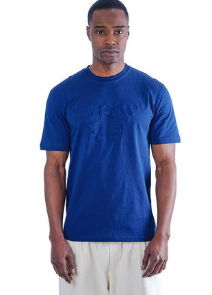 T-shirt EA Bleu en Coton Premium