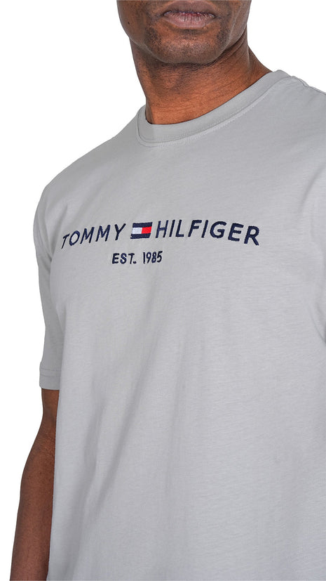 T-Shirt Classique Gris Tommy Hilfiger