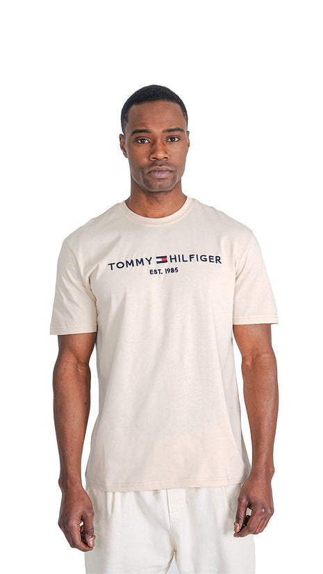 T-Shirt Classique Beige Tommy Hilfiger