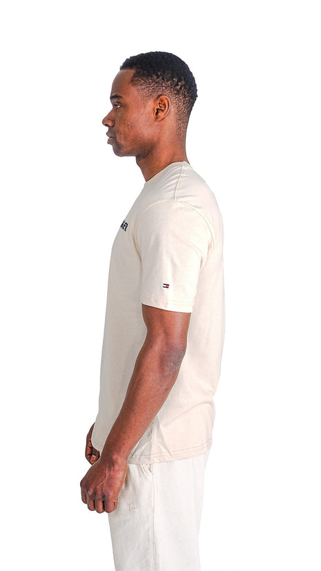 T-Shirt Classique Beige Tommy Hilfiger