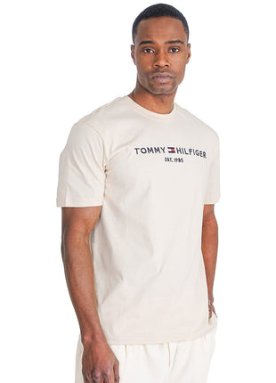 T-Shirt Classique Beige Tommy Hilfiger