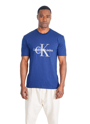 T-shirt CK Bleu en Coton Premium