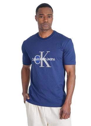 T-shirt CK Bleu en Coton Premium