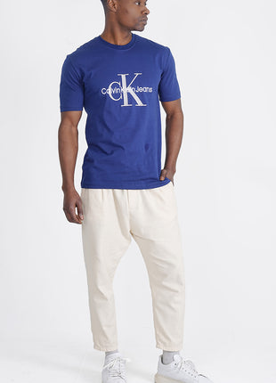 T-shirt CK Bleu en Coton Premium