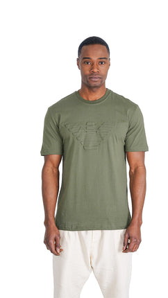 T-shirt EA Vert en Coton Premium