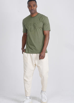 T-shirt EA Vert en Coton Premium