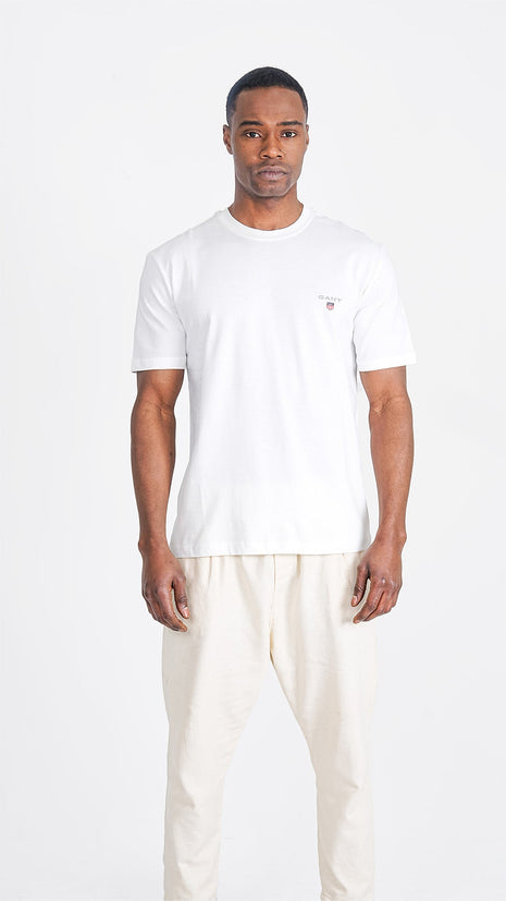 T-shirt GANT Blanc Classique