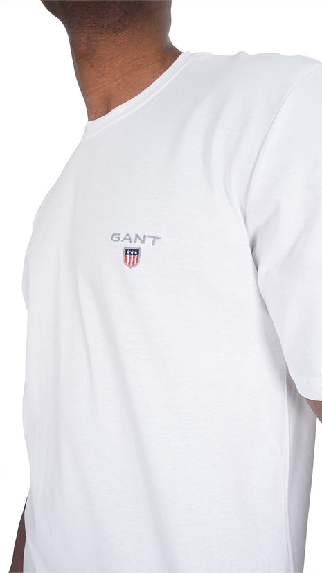 T-shirt GANT Blanc Classique