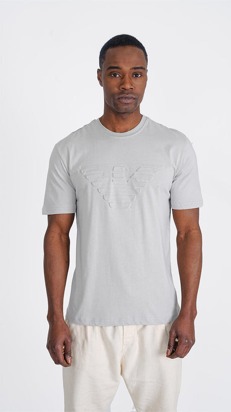 T-shirt EA Gris en Coton Premium