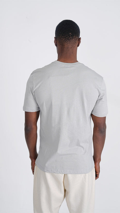 T-shirt EA Gris en Coton Premium