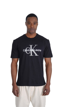 T-shirt CK Noir en Coton Premium