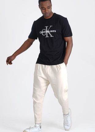 T-shirt CK Noir en Coton Premium