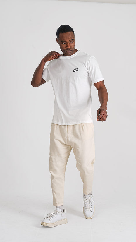 T-shirt Nike Blanc en Coton Premium