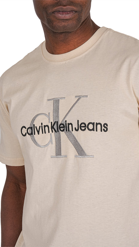 T-shirt CK Beige en Coton Premium