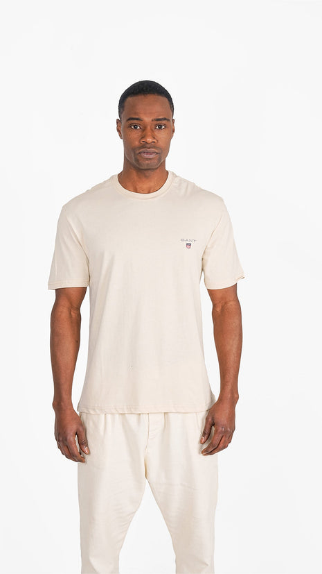 T-shirt GANT Beige Classique