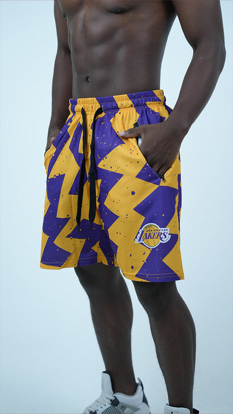 Short de Basket Dynamique Lakers