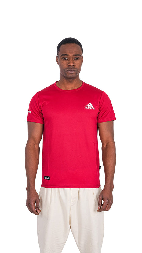 T-Shirt Rouge Performance Adidas