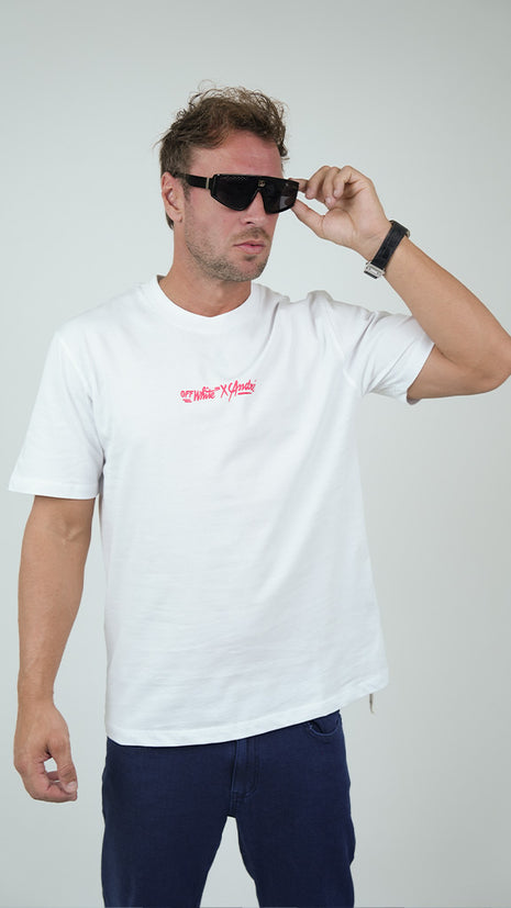 T-Shirt  Off-White à Motif Ludique