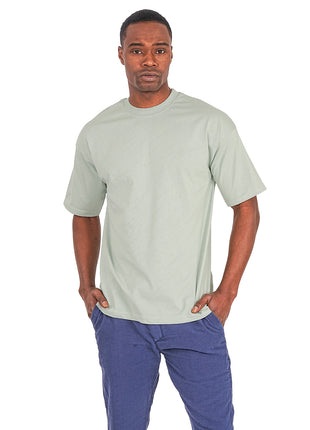 T-Shirt Classique en Coton Vert d'Eau