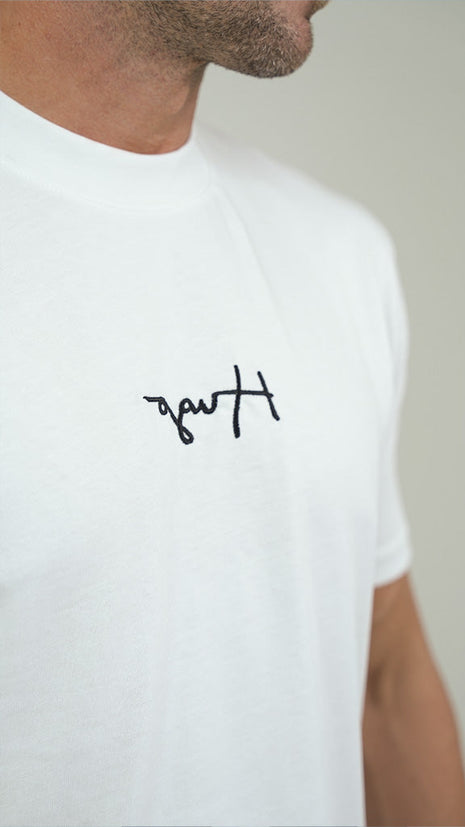 T-Shirt Boss Avec Signature Contrastante