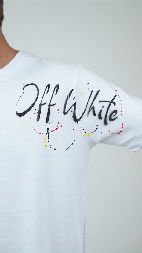 T-Shirt Off-White 'Art Urbain'