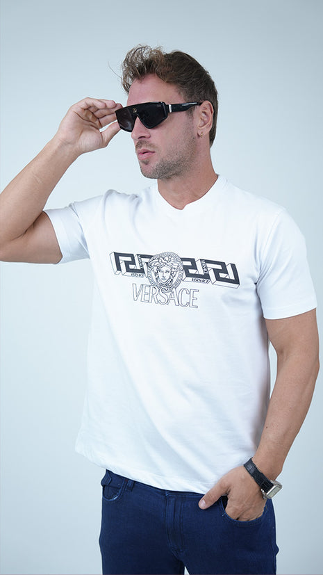 T-Shirt Versace en Coton