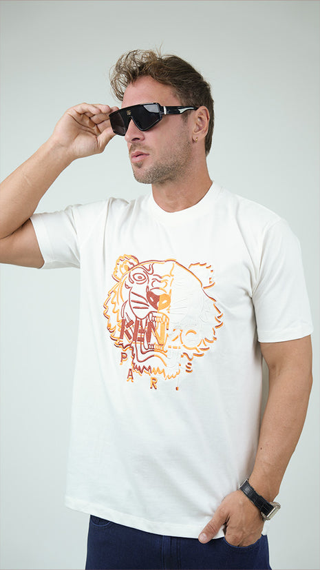 T-Shirt Kenzo Graphique Lion Urbain