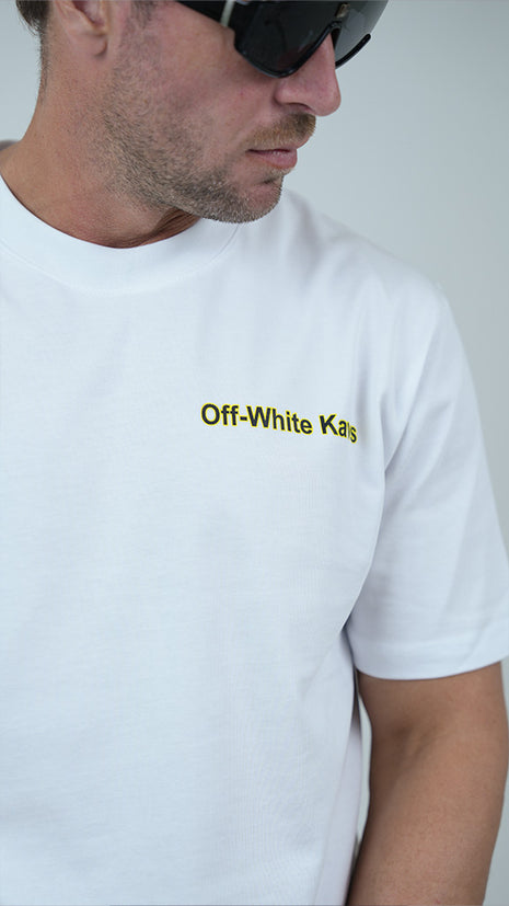 T-Shirt Off-White Contemporain