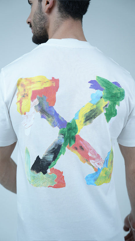 T-Shirt Off-White 'Explosion de Couleur'