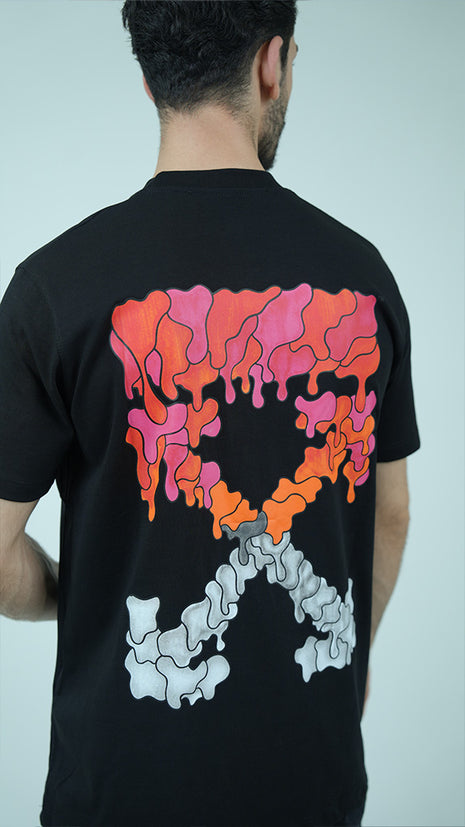 T-Shirt Off-White 'Fusion Graphique'