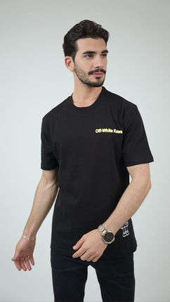 T-Shirt Off-White Contemporain