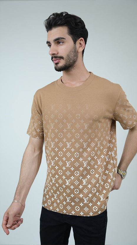 T-Shirt Louis Vuitton à Motif Transition