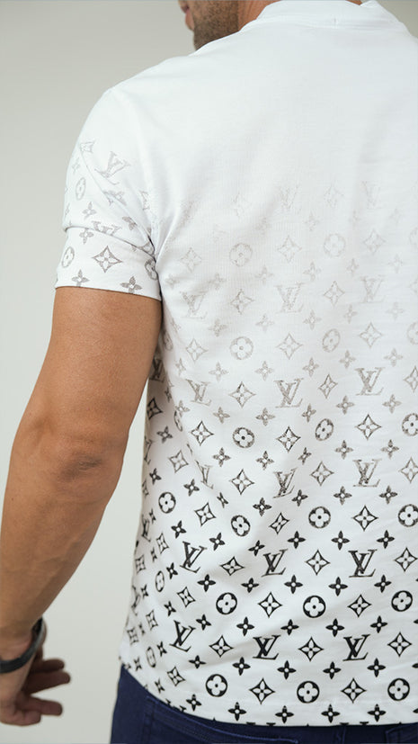 T-Shirt Louis Vuitton à Motif Transition