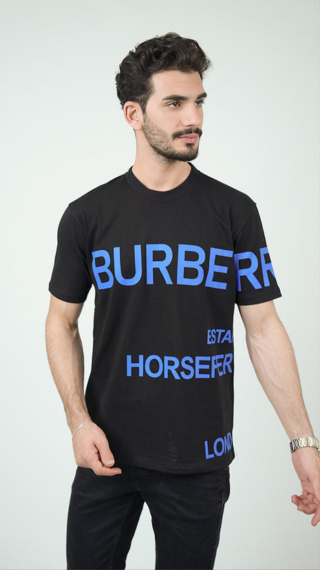 T-Shirt Burberry Avec Typographie Audacieuse