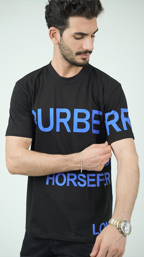 T-Shirt Burberry Avec Typographie Audacieuse