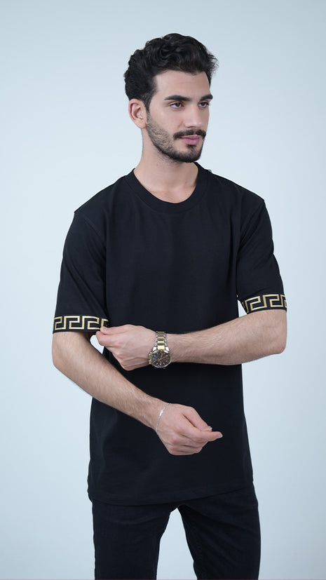 T-Shirt Versace Élégant avec Détails Graphiques