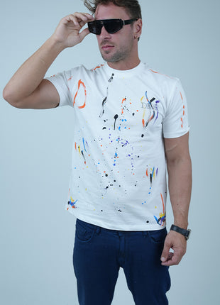 T-Shirt Dior Éclaboussure de Peinture