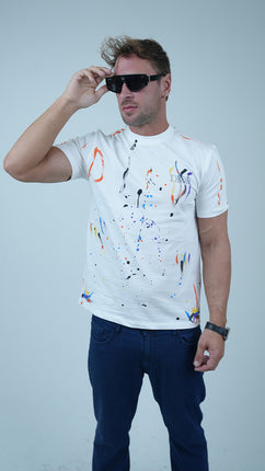 T-Shirt Dior Éclaboussure de Peinture