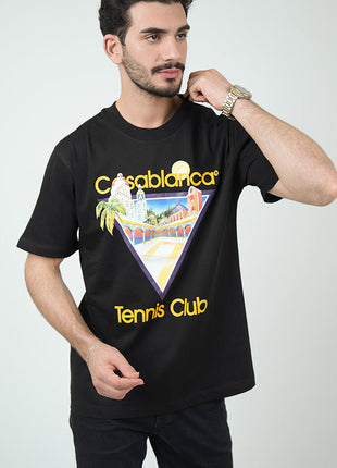 T-Shirt 'Casablanca Tennis Club'