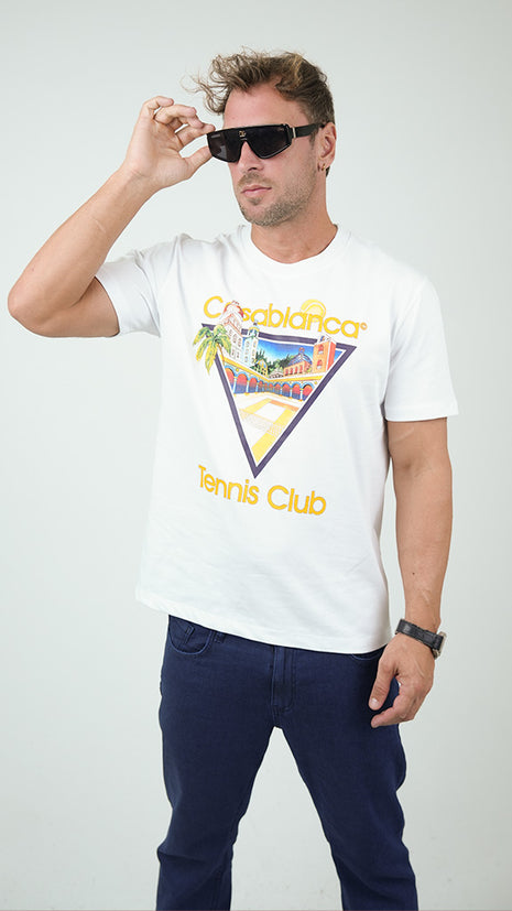 T-Shirt 'Casablanca Tennis Club'
