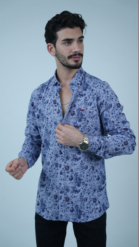 Chemise Armani à Motifs Floraux