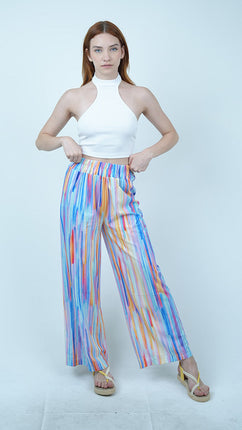 Pantalon Palazzo Pastel