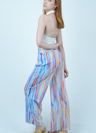 Pantalon Palazzo Pastel