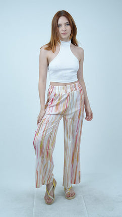 Pantalon Palazzo Pastel