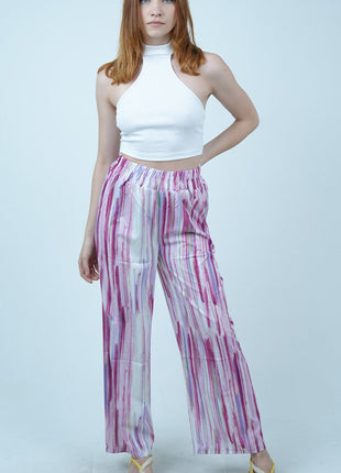 Pantalon Palazzo Pastel