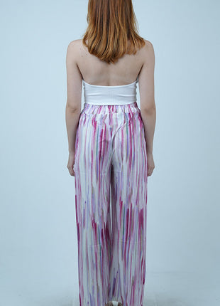 Pantalon Palazzo Pastel