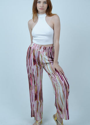 Pantalon Palazzo Pastel