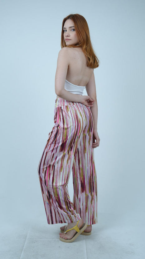 Pantalon Palazzo Pastel