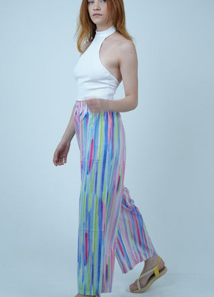 Pantalon Palazzo Pastel